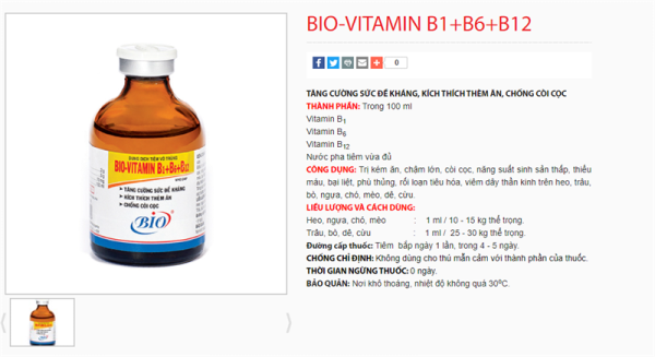Bio Vitamin B1 B6 B12 50ml - Lọ - Ảnh 3