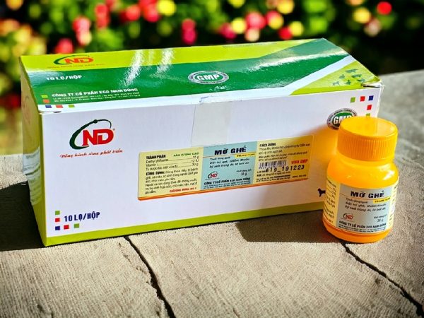 ND Mỡ Ghẻ Vàng 30gr - Hộp 10 lọ - Ảnh 3