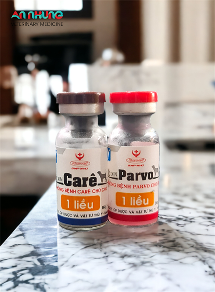Vaccine Hanvet -2 bệnh - Care Parvo 1 liều - Cặp