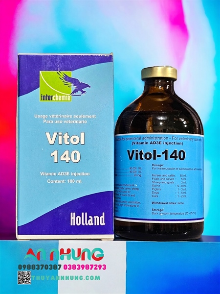 VITOL 140 ( AD3E) 100ml - chai