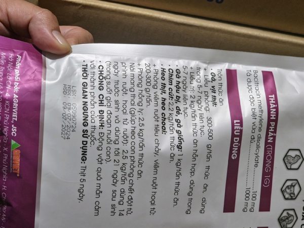 AGRI BMD Premix 1kg - Viêm ruột hoại tử do Clostrium SPP - Gói 10in1 - Ảnh 5