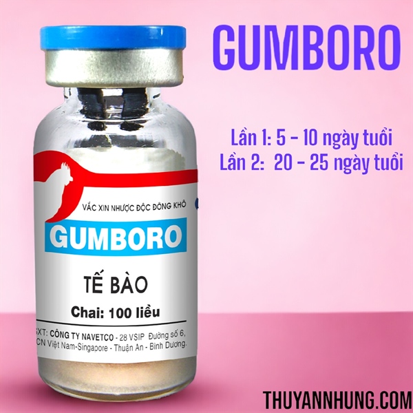 Vaccine Navetco - Gumboro - Lọ 100 liều