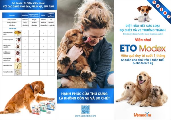 Vemedim ETO Modex - 11,3mg từ 2-4 kg - 1 viên - Ảnh 3