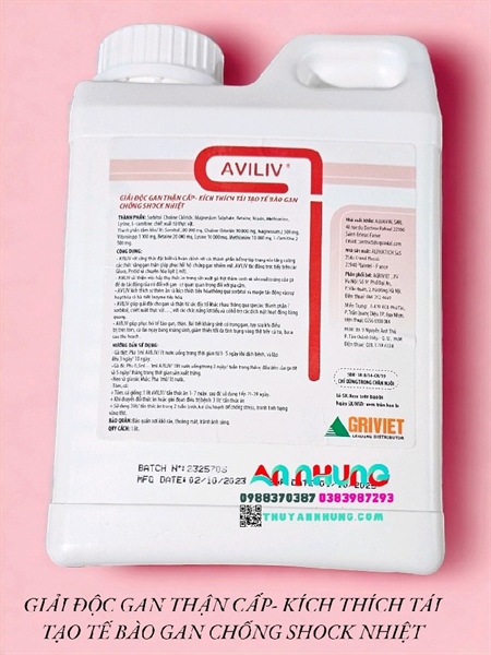 AGRI AVILIV 1 lít - Thùng 12 Can