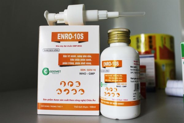 GOOVET ENRO 10S (Heo) 100ml Oral - Lọ 100ml - Ảnh 2