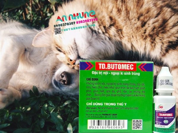 ND Butomec (nhỏ sống lưng) 10ml - Hộp 15 lọ - Ảnh 3