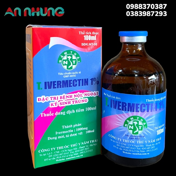 NThái T IVERMECTIN 1% 100ml - Lọ