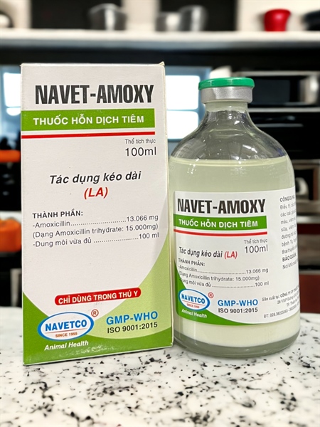 NAVET AMOX 15% LA 100ml - Lọ
