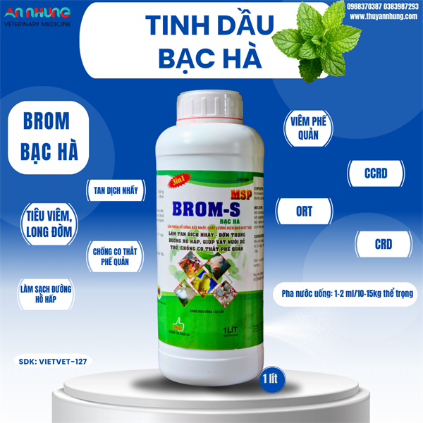 LIKE BROM S- ORAL BẠC HÀ 1 Lít - Chai