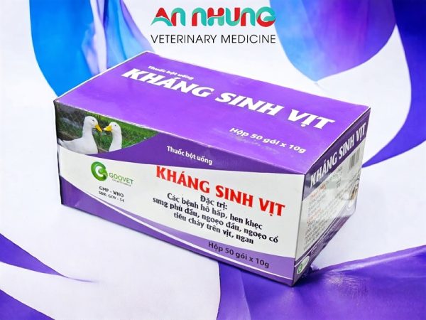 Goovet Kháng sinh VỊT - Hộp 50 gói - Ảnh 3