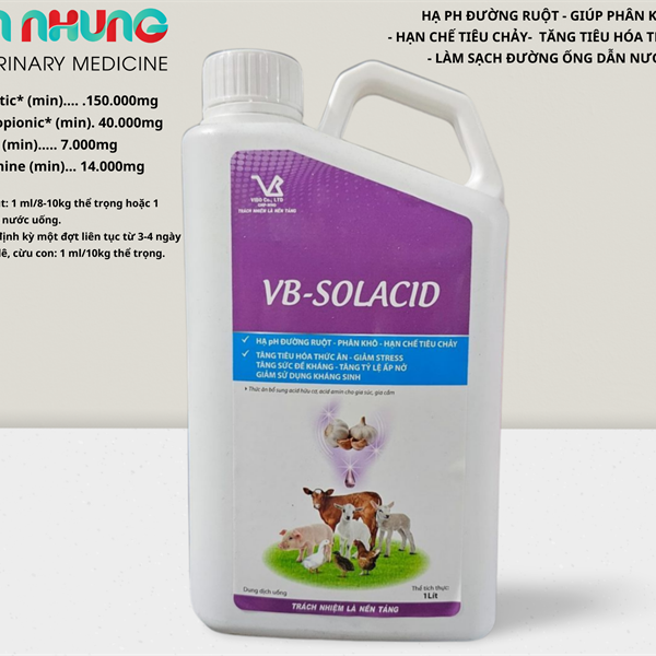 VB SOLACID 1 Lít - Acid Amin, Amino - Can