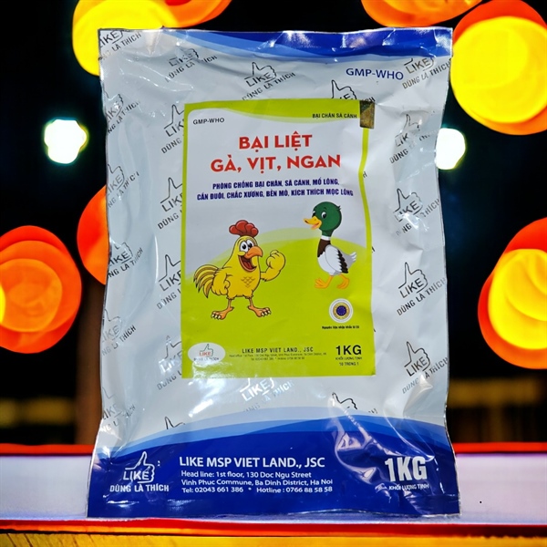LIKE BẠI LIỆT GÀ VỊT NGAN - Gói 10in1