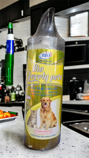 BIO LOVELY PET 450 ml - Dưỡng da, Mượt lông - Thùng 20 chai