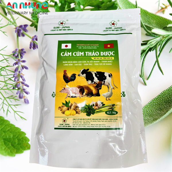 SUMI CẢM CÚM THẢO DƯỢC 1kg - Gói 10in1