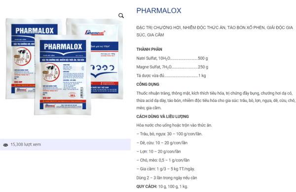 Drich Pharmalox (chướng hơi, táo bón) 100gr - Hộp 10 gói - Ảnh 3