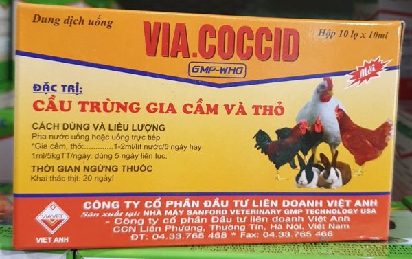 VIAVET Coccid Oral 10ml - Hộp 10 lọ - Ảnh 2