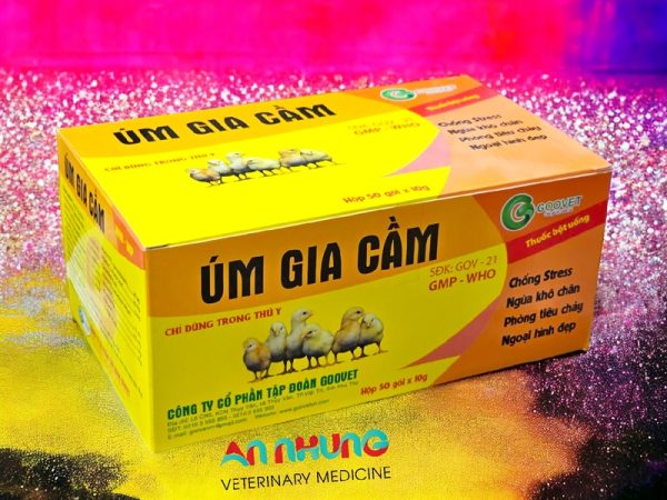 Goovet - Úm gia cầm 10gr - Hộp 50 gói