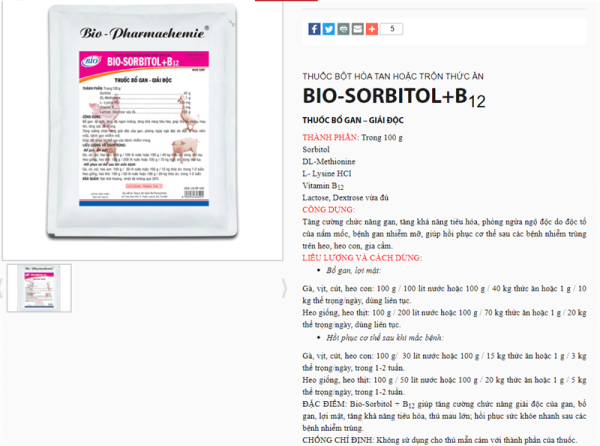 BIO SORBITOL B12 - 1kg - Gói 1kg - Ảnh 4