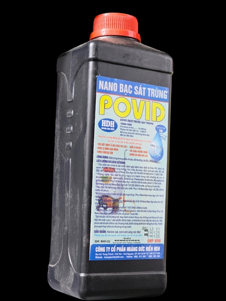 HDH sát trùng Nano Bạc ST(Povid) 1 lít - Chai