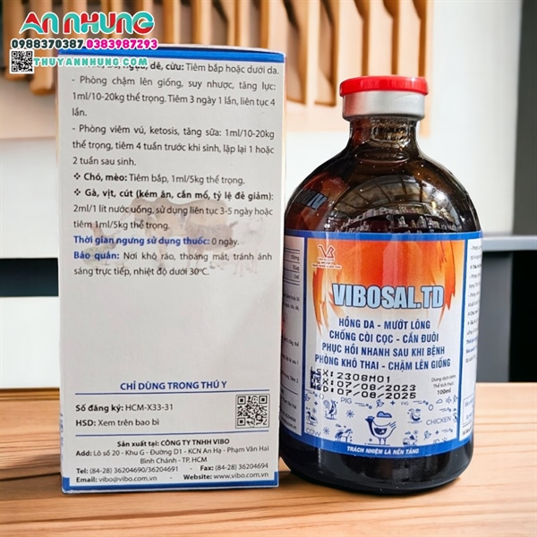VIBOSAl TD 100ml - Chai 100ml