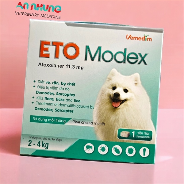 Vemedim ETO Modex - 11,3mg từ 2-4 kg - 1 viên
