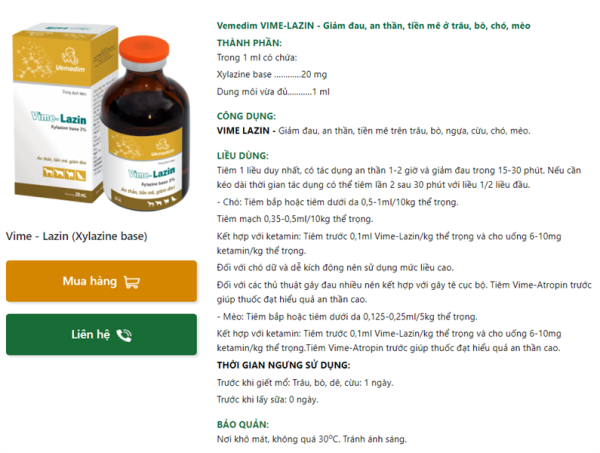 VMD LAZIN 20ml - lọ - Ảnh 2