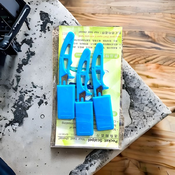 Bộ dao thiến nhựa (Vỉ 3 cái) - Vỉ