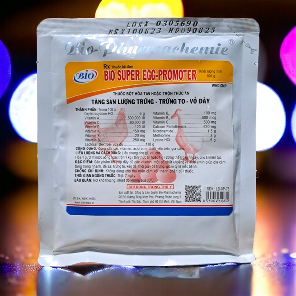 Bio Supper Egg Promoter 100gr - Gói