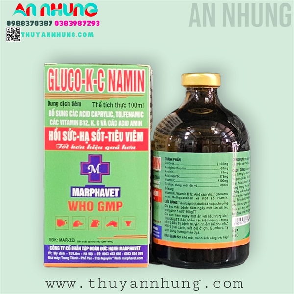 MARPHA GLUCO KC NAMIN - Thùng 30 chai