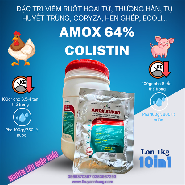 KPL AMOX SUPER 64% 1kg - Lon 10in1