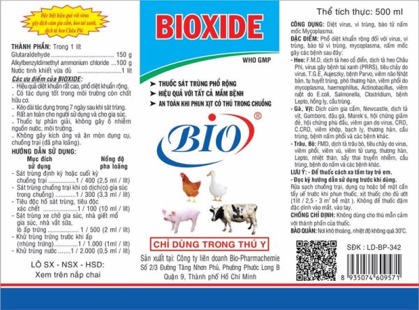 BIO XIDE 1 Lít - Thùng 10 can - Ảnh 4