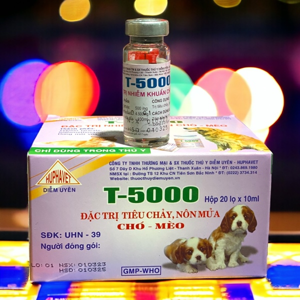 Hupha T 5000 10ml - hộp 20 lọ