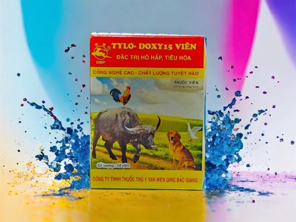 BGiang Tylo Doxy( đặc trị hô hấp, tiêu hóa) 25 vỉ/lốc - Lốc 25 vỉ - Ảnh 2