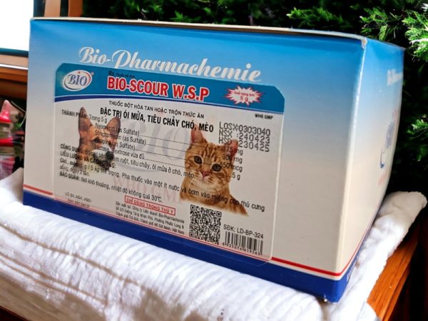 Bio Scour W.S.P 5gr - Đặc trị tiêu chảy chó, mèo - Gói