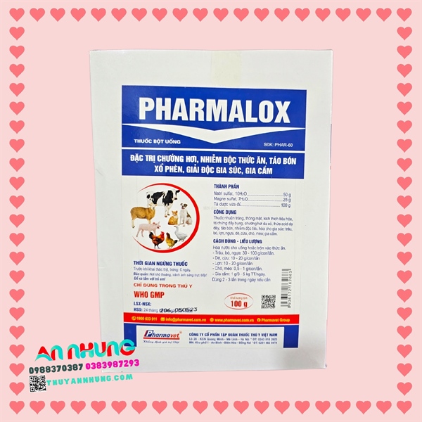 Drich Pharmalox (chướng hơi, táo bón) 100gr - Gói