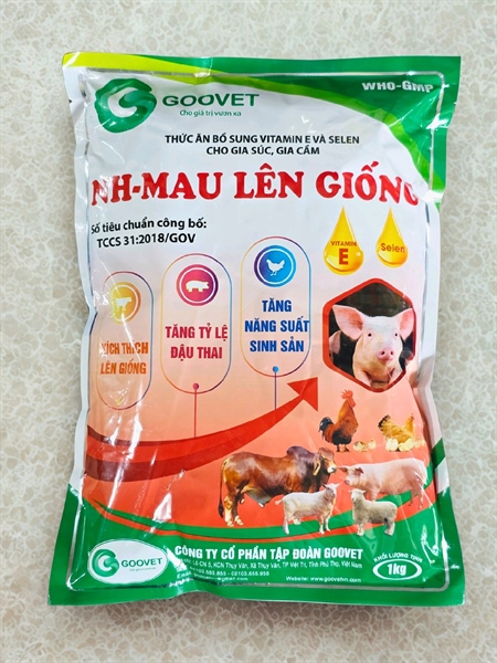 GOOVET MAU LÊN GIỐNG - Gói 1kg