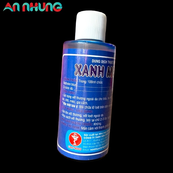 Minh Huy Xanh Metylen 100ml - Thùng 50 lọ