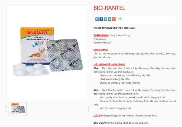 Bio Rantel - Hộp 10 viên - Ảnh 3