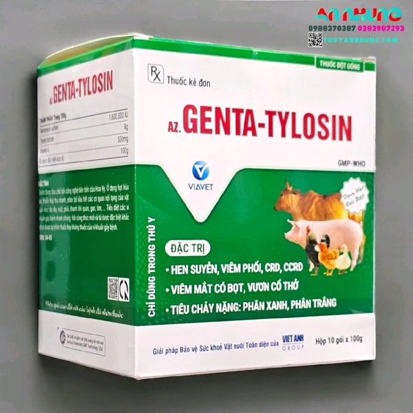 VIAVET Genta Tylosin - Thùng 120 gói