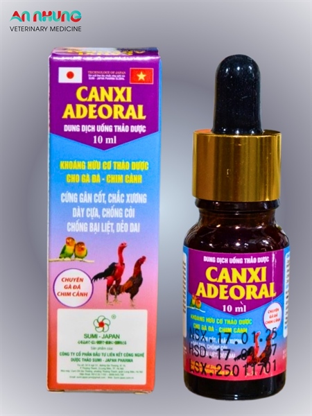 SUMI Gà đá canxi ade oral 10ml - Lọ 10ml