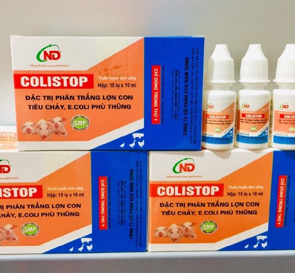 ND ColiStop Oral 10ml - Đặc trị phân trắng lợn con - Lọ