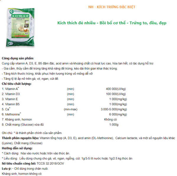 GOOVET KÍCH TRỨNG ĐẶC BIỆT 1KG - Gói 5in1 - Ảnh 3