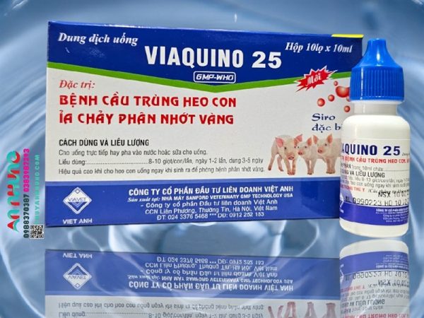 Viavet Quino 25 Oral 10ml - Hộp 10 lọ - Ảnh 3
