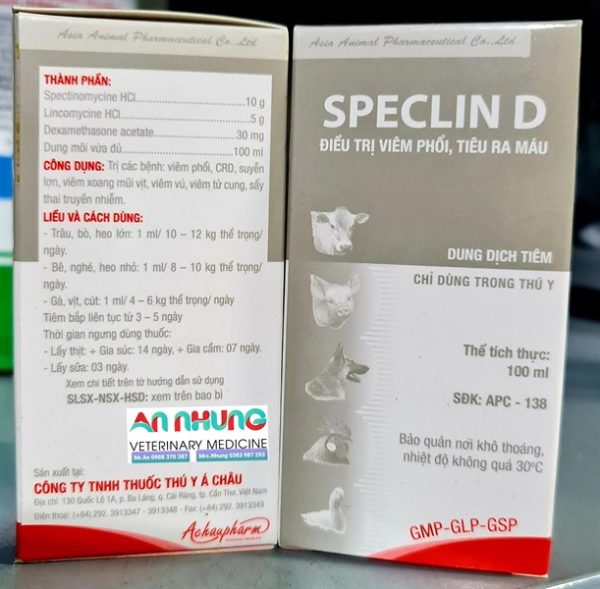 Á Châu SPECLIN D 100ml - Chai 100 ml - Ảnh 3