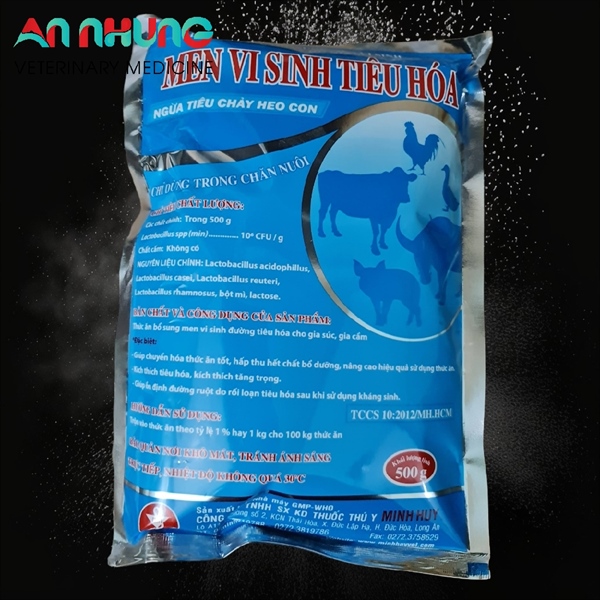 Minh Huy Men Tiêu hóa (xanh) 500g - 500gr