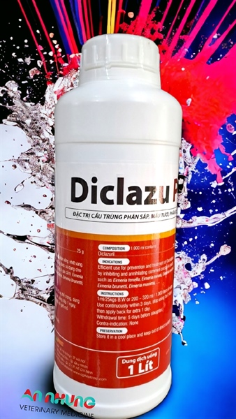 AGRI DICLAZURIL 2.5% PLUS 1 lít - Chai