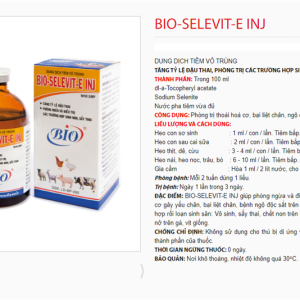 Alternative view of Bio SELENVIT E 100ml - Lọ