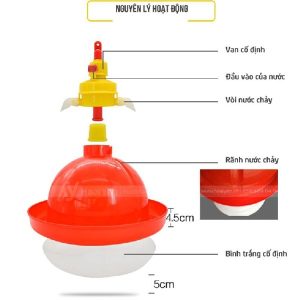 Alternative view of Máng uống tự động cho Gia Cầm - Bộ