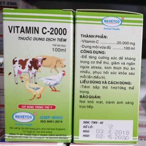 Alternative view of NAVETCO VITAMIN C 2000 - 100ml - Lọ 100ml