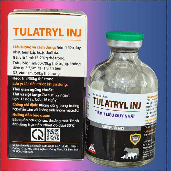 SAGOPHAR TULATRYL INJ - BLACK - 20ml - Chai - Ảnh 3